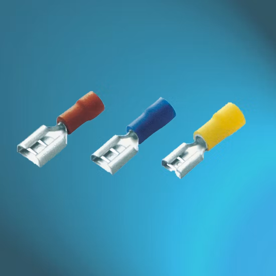 Insulated Wire Connector Ring and Spade Crimp Terminals.